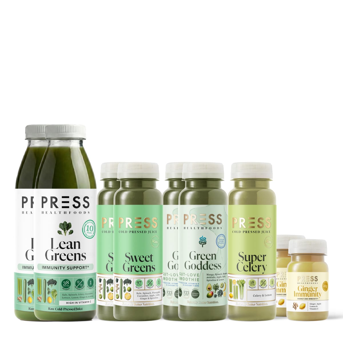 Daily Green Juice Bundle | Week-Long Green Juice Cleanse from PRESS