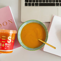 Refuel: Slow Roasted Tomato, Quinoa & Basil Protein Soup