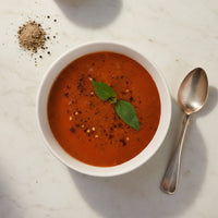 Refuel: Slow Roasted Tomato, Quinoa & Basil Protein Soup
