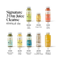 Signature 3 Day Juice Cleanse