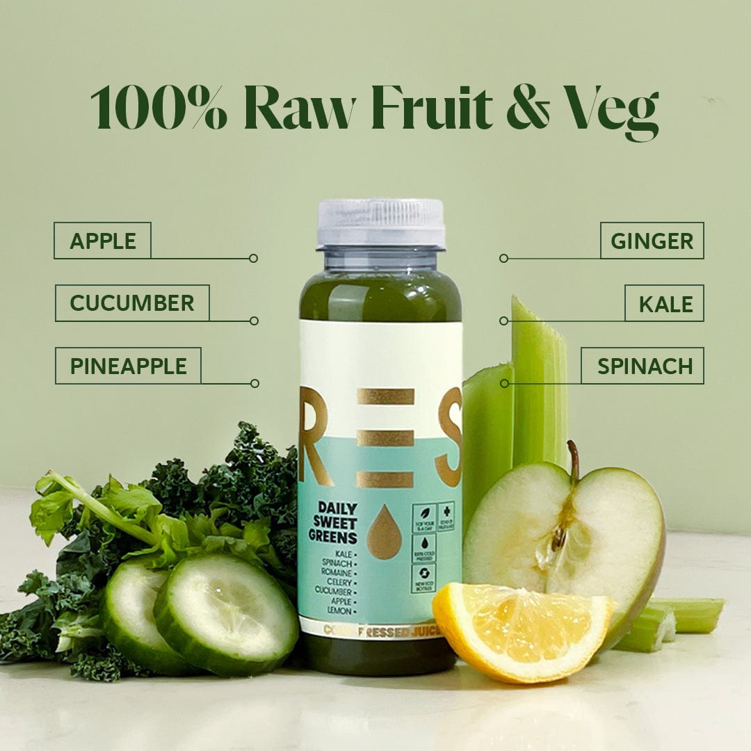 Daily Sweet Greens 250ml Cold Pressed Juice | Green Health Drink ...