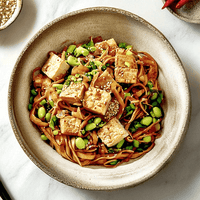 Chilli Tofu Noodle Stir Fry