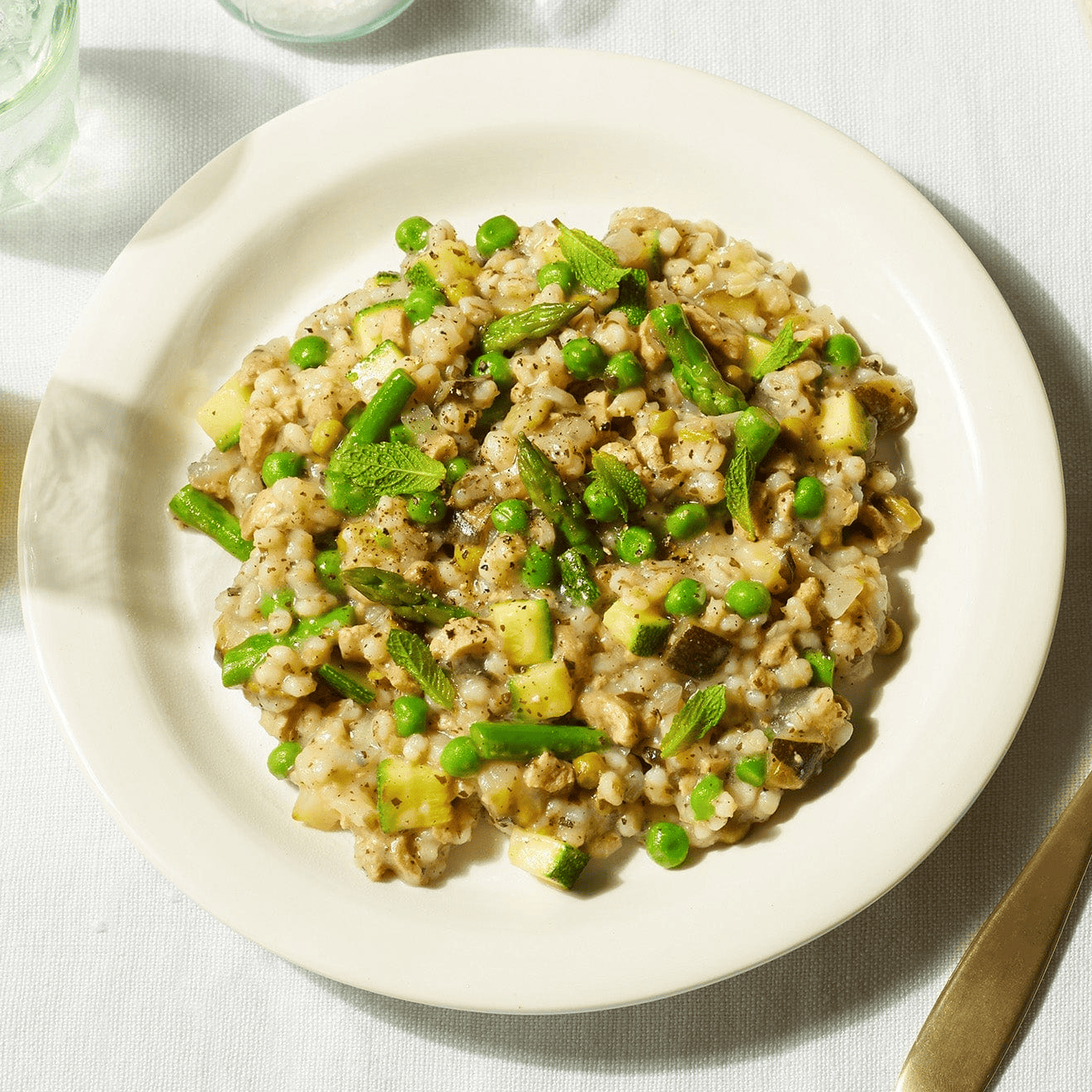 Spring Green Risotto Flavour Spring Greens Risotto